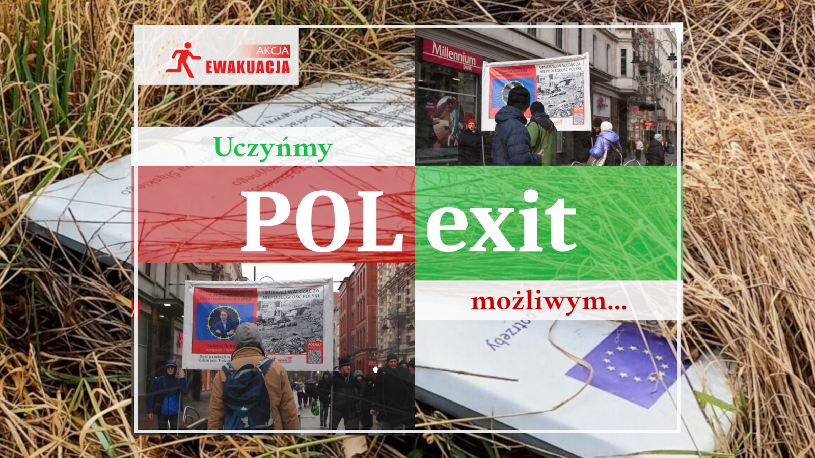Kampania AkcjaEwakuacjaZ.eu na rzecz #POLexit-u